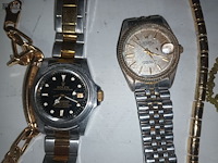 Lot 218 - sieraden en herenhorloges. 15 stuks - afbeelding 6 van  6