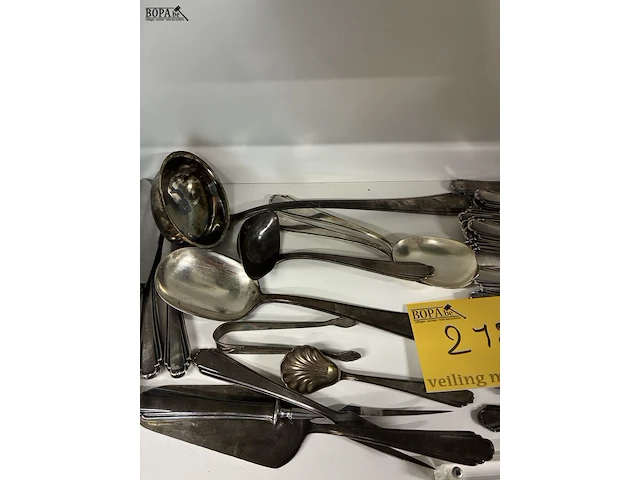 Lot 218 - verzilverd bestek jograbo 100 - afbeelding 3 van  5