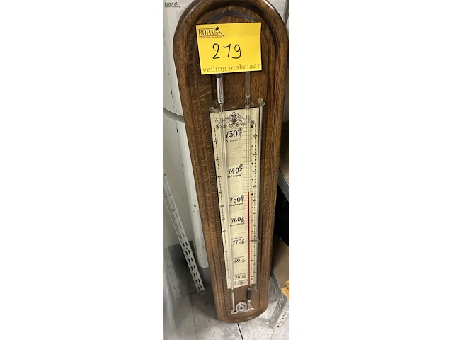 Lot 219 - barometer - afbeelding 1 van  4