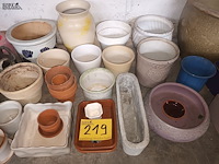 Lot 219 - bloempotten. 36 stuks - afbeelding 3 van  4