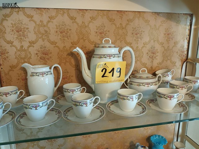 Lot 219 - koffieservies. 25 stuks - afbeelding 1 van  5