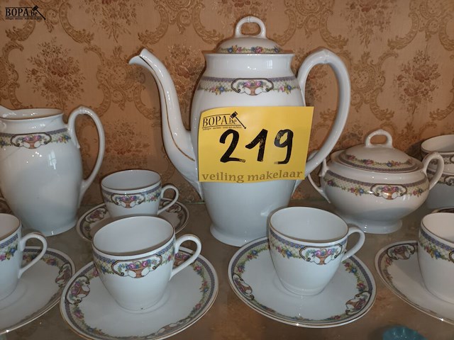 Lot 219 - koffieservies. 25 stuks - afbeelding 3 van  5