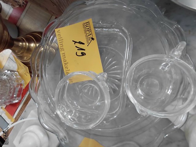 Lot 219 - lot glaswerk: serveerschalen - afbeelding 4 van  4