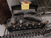 Lot 219 - open haardset 2 stuks - afbeelding 1 van  3