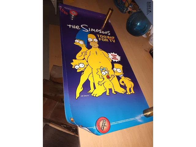 Lot 219 - posters the simpsons. 10 stuks - afbeelding 1 van  4