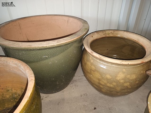 Lot 22 - bloempotten aardewerk. 6 stuks - afbeelding 4 van  4
