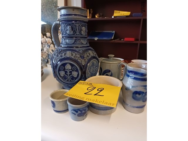 Lot 22 - deco in keramiek. 6 stuks - afbeelding 3 van  3