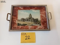 Lot 22 - dienblad bruxelles. palais de justice