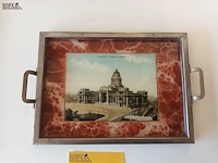 Lot 22 - dienblad bruxelles. palais de justice - afbeelding 4 van  4