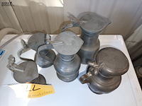 Lot 22 - kannetjes in tin. 5 stuks - afbeelding 3 van  4