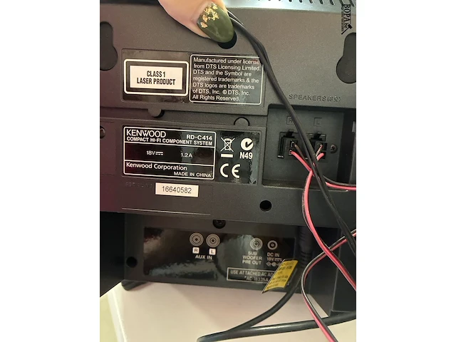 Lot 22 - kenwood radio/cd - afbeelding 4 van  6