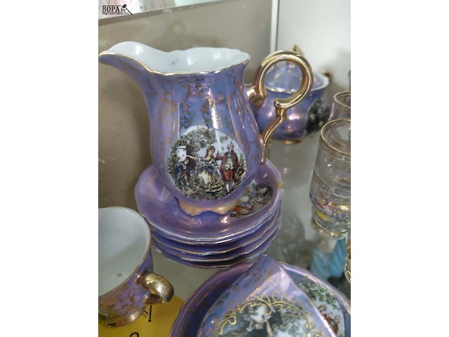 Lot 22 - lot vintage porseleinen thee servies - afbeelding 3 van  5