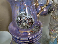 Lot 22 - lot vintage porseleinen thee servies - afbeelding 3 van  5