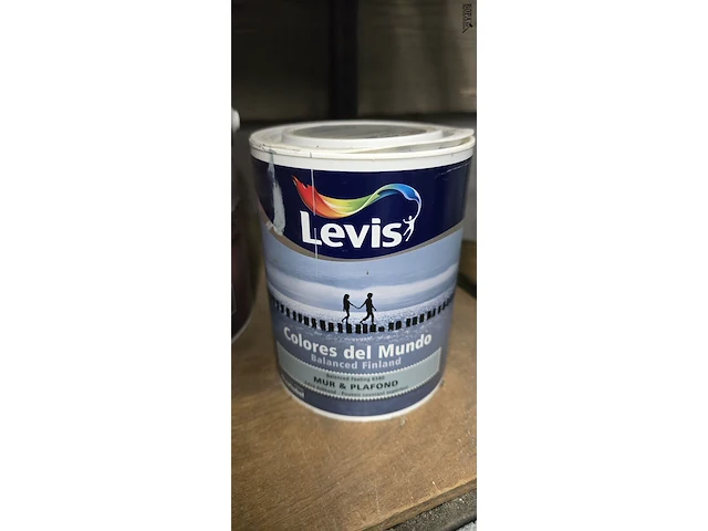 Lot 22 - muurverf levis 2,5l en 1 l - afbeelding 2 van  3