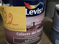 Lot 22 - muurverf levis 2,5l en 1 l - afbeelding 3 van  3