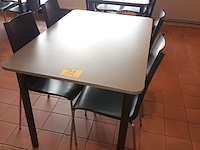 Lot 22 - rechthoekige horeca tafels. 8 stuks