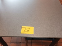 Lot 22 - rechthoekige horeca tafels. 8 stuks - afbeelding 2 van  5