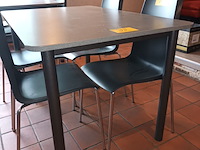 Lot 22 - rechthoekige horeca tafels. 8 stuks - afbeelding 5 van  5