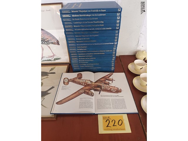 Lot 220 - boekenreeks luchtvaart. 25 stuks - afbeelding 1 van  5