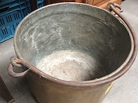 Lot 220 - koperen ketel - afbeelding 2 van  3