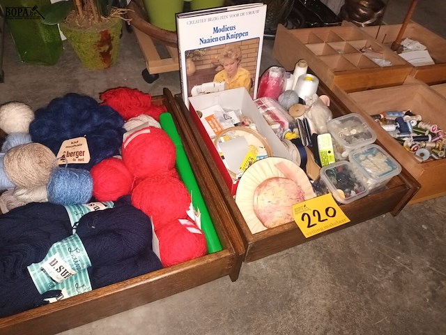 Lot 220 - naaigerei - afbeelding 1 van  4