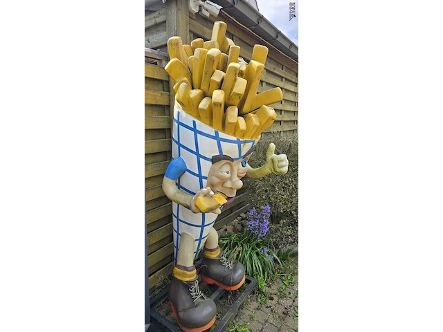 Lot 220 - reclame frietzak in kunststof - afbeelding 2 van  3