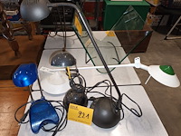 Lot 221 - bureaulampen. 4 stuks - afbeelding 1 van  4