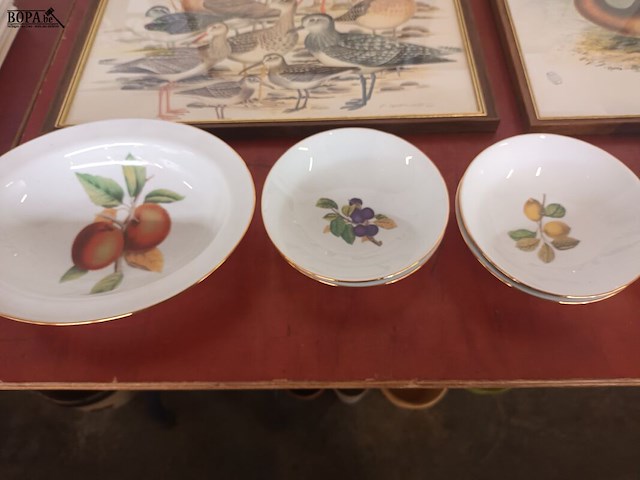 Lot 222 - set kommen limoges france. 13 stuks - afbeelding 4 van  6