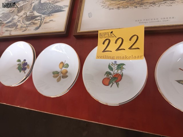Lot 222 - set kommen limoges france. 13 stuks - afbeelding 6 van  6