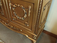 Lot 223 - antieke vergulde vitrine kast - afbeelding 5 van  5
