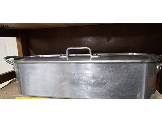 Lot 223 - vis kookpot met vergiet en deksel - afbeelding 2 van  4