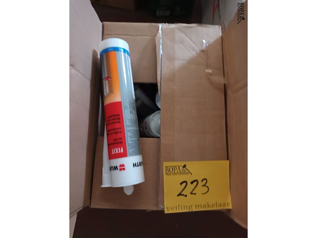 Lot 223 - wurth fixit universele lijmkit. 3 dozen - afbeelding 3 van  4