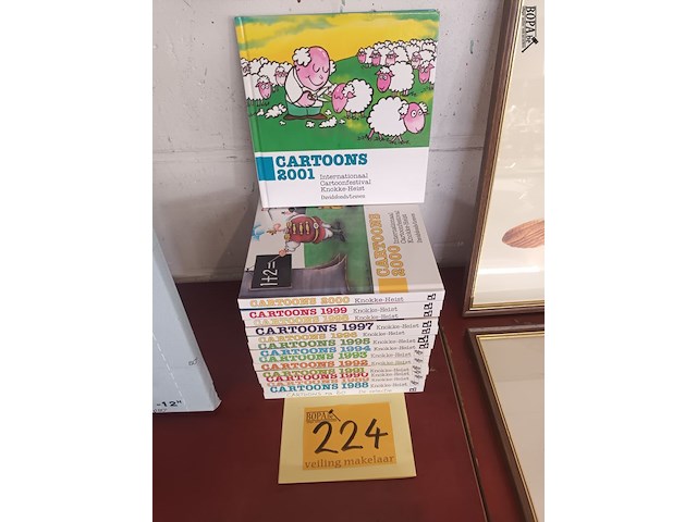 Lot 224 - boeken cartoonfestival knokke - afbeelding 1 van  3