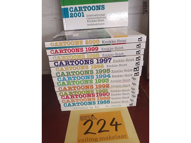 Lot 224 - boeken cartoonfestival knokke - afbeelding 3 van  3