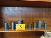 Lot 225 - kannetjes in tin. 7 stuks - afbeelding 1 van  4