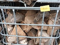 Lot 225 - metalen kooi met brandhout. 4 stuks - afbeelding 4 van  6