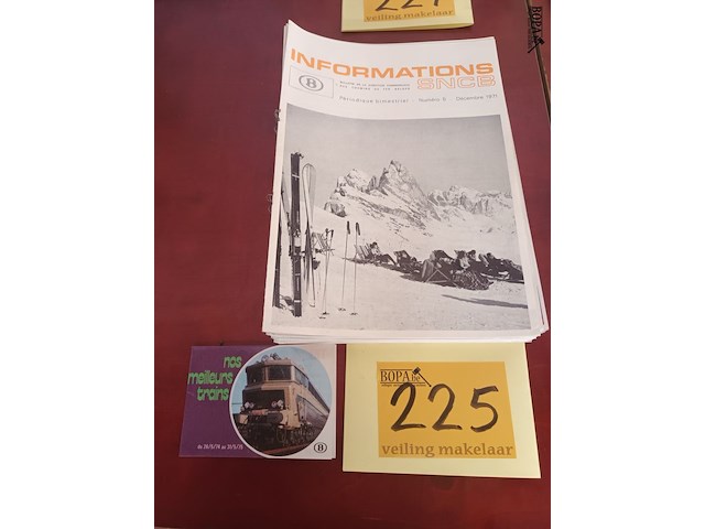 Lot 225 - tijdschriften sncb. 37 stuks - afbeelding 1 van  4