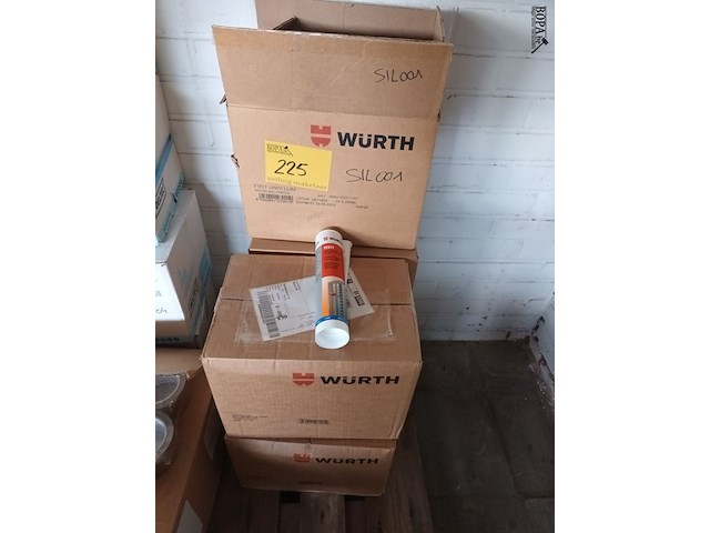 Lot 225 - wurth fixit universele lijmkit. 4 dozen - afbeelding 1 van  3