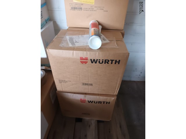 Lot 225 - wurth fixit universele lijmkit. 4 dozen - afbeelding 2 van  3