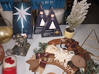 Lot 226 - kerstdecoratie en zoutlamp. 18 stuks - afbeelding 4 van  6