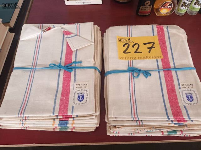 Lot 227 - keukenhanddoeken. 22 stuks - afbeelding 1 van  3