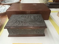 Lot 229 - antieke kisten. 2 stuks - afbeelding 2 van  4
