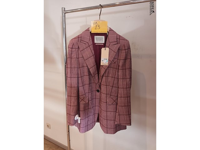 Lot 23 - blazer met ruitmotief maat s - afbeelding 1 van  3
