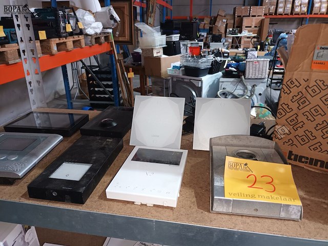 Lot 23 - deurcamera’s en nachtlampen. 10 stuks - afbeelding 1 van  7