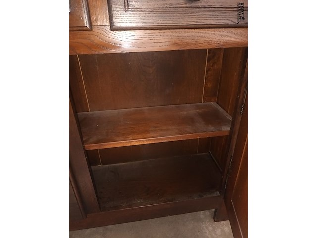 Lot 23 - eiken kast - afbeelding 4 van  4