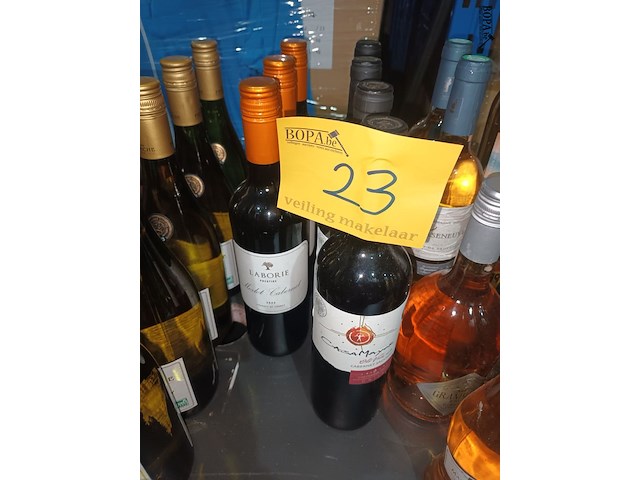 Lot 23 - flessen rode wijn. 7 stuks - afbeelding 1 van  4
