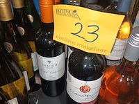 Lot 23 - flessen rode wijn. 7 stuks
