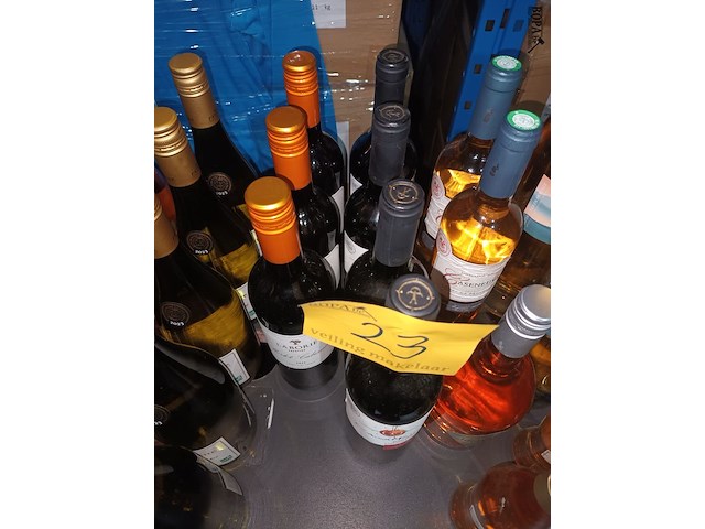 Lot 23 - flessen rode wijn. 7 stuks - afbeelding 2 van  4