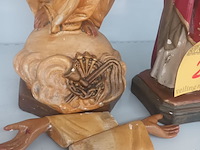 Lot 23 - heiligenbeeld. 3 stuks - afbeelding 3 van  5