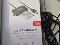 Lot 23 - koptelefoons sonic en hd 490 + usd id card reader - afbeelding 2 van  3